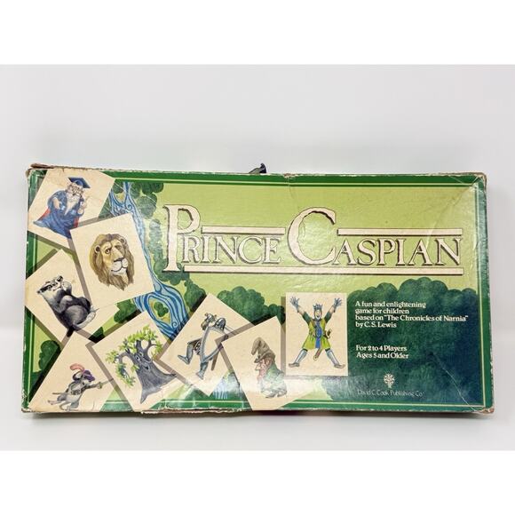 1983 DAVID C. COOK PUB. PRINCE CASPIAN BOARD GAME - Picture 1 of 5